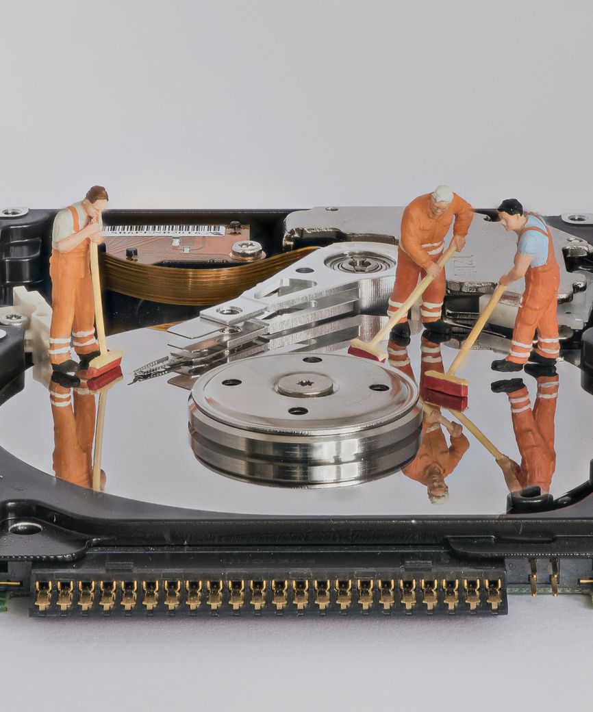 Secure data center infrastructure for data destruction services