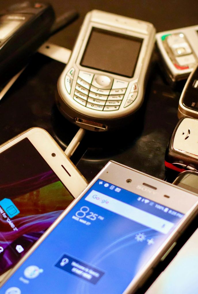 Collection of mobile devices for business use