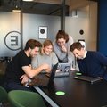 IT professionals reviewing business technology
